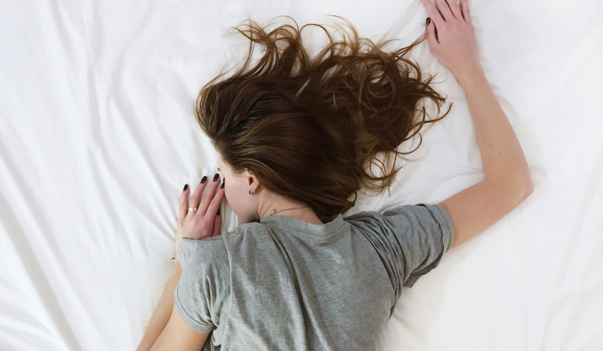 woman in bed